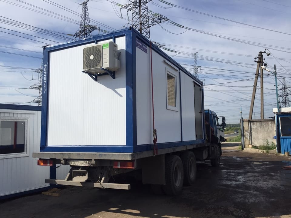 Бытовки из сэндвич панелей в аренду