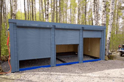 Гаражи из контейнера