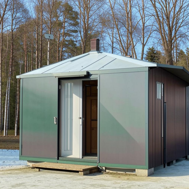 Как выбрать металлическую бытовку для дачи